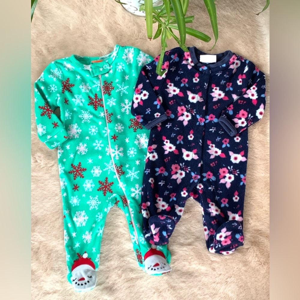 Two one piece sleepers